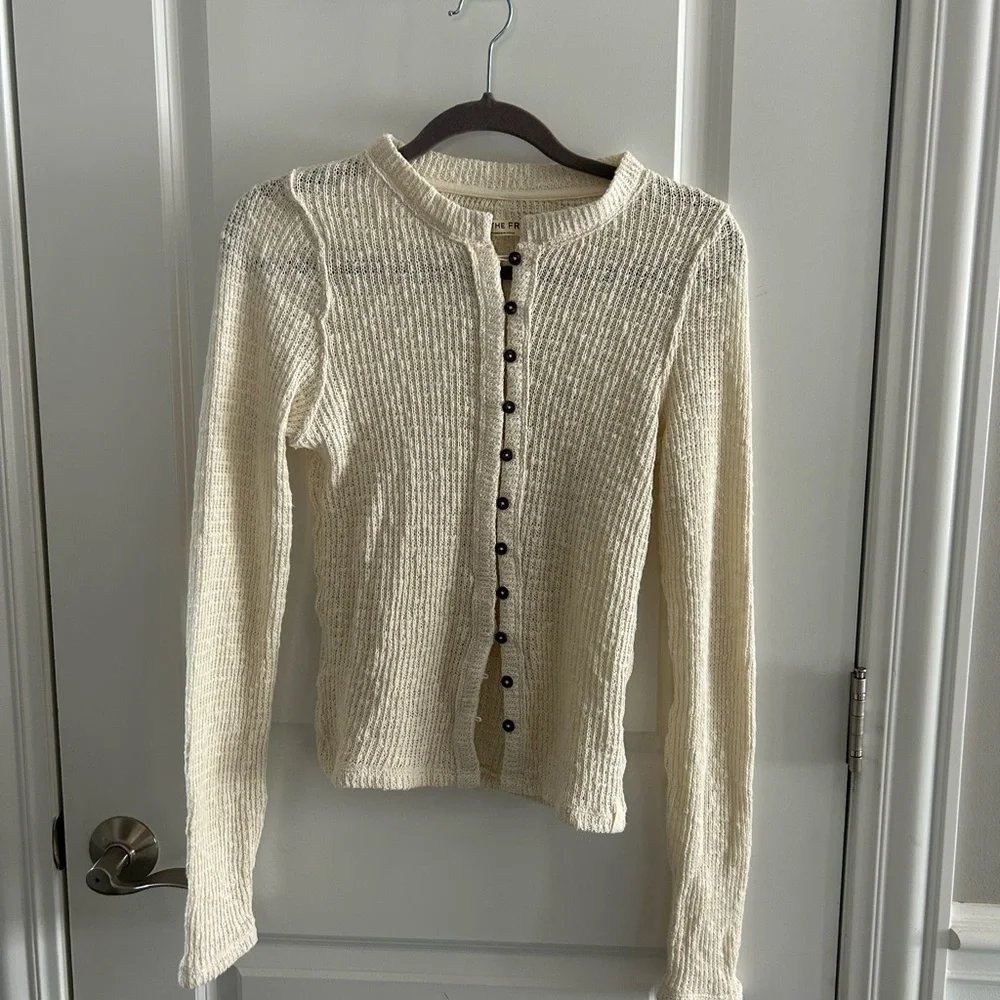 Free People It's On Rib Cardigan